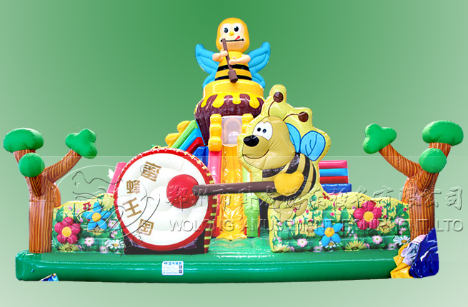 bee kingdom inflatable bouncer