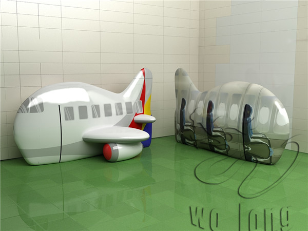 Inflatable airplane