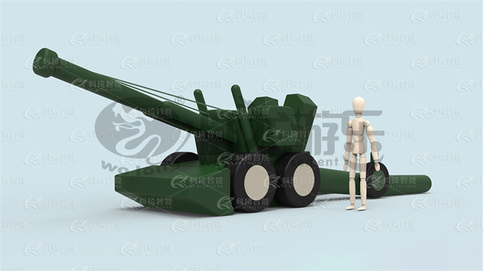 Inflatable cartoon3-155 howitzer