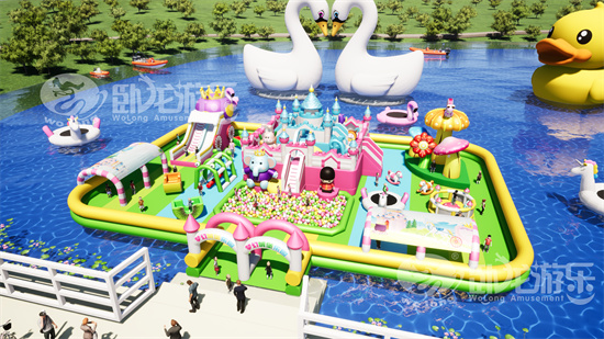 Dream Castle floating water park