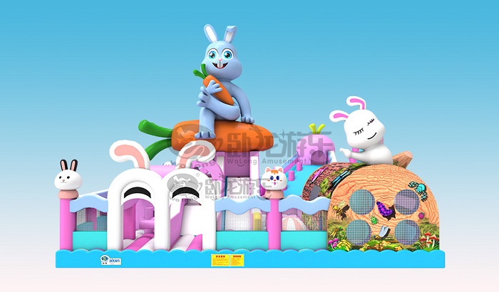 Rabbit Treasure Explore Cave Inflatable Castle Rabbit Treasure Explore Cave Inflatable Castle