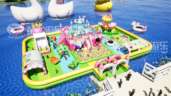 Dream Castle floating water park