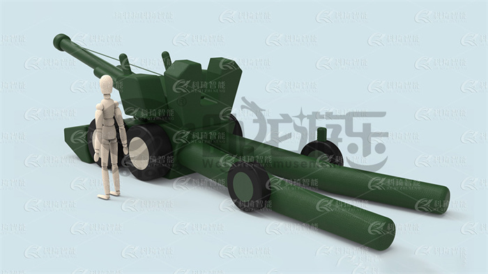 Inflatable cartoon3-155 howitzer