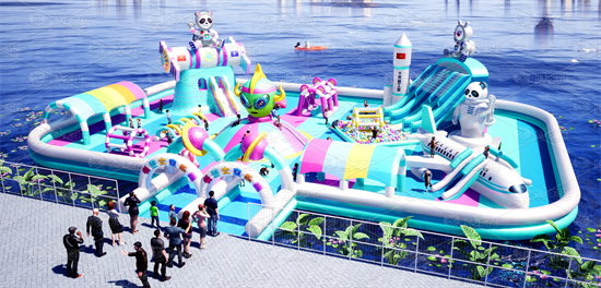 Space floating water park