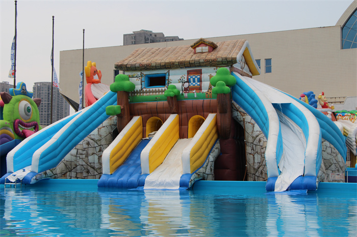 How to repair inflatable water slide?