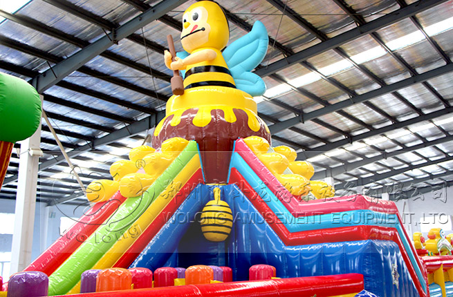 bee kingdom inflatable bouncer